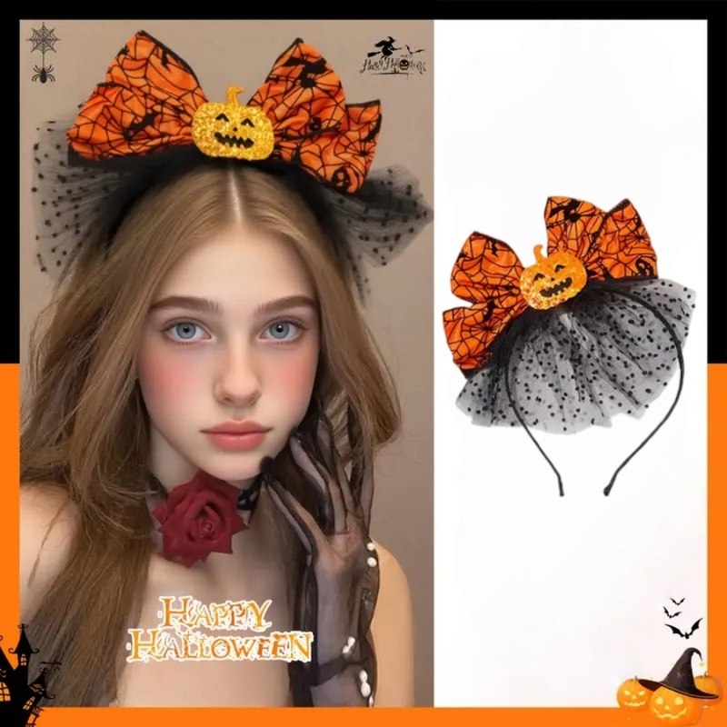 1pc Halloween Pumpkin Bow Head - đánh giá và giá Cosplay Bat Prop