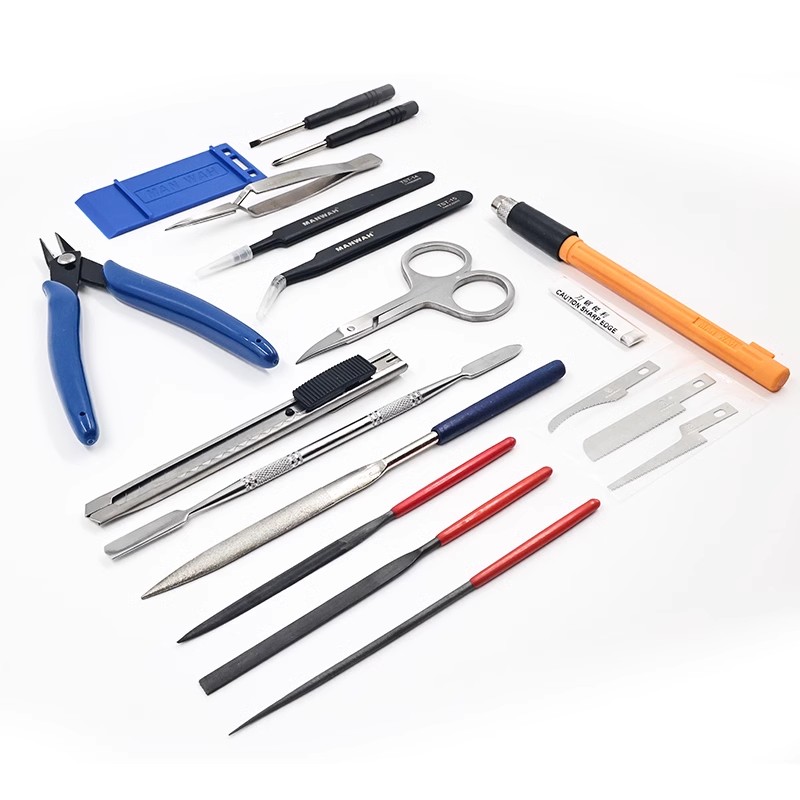 MANWAH Model assembly tool 20p - đánh giá và giá Craft Knife Set
