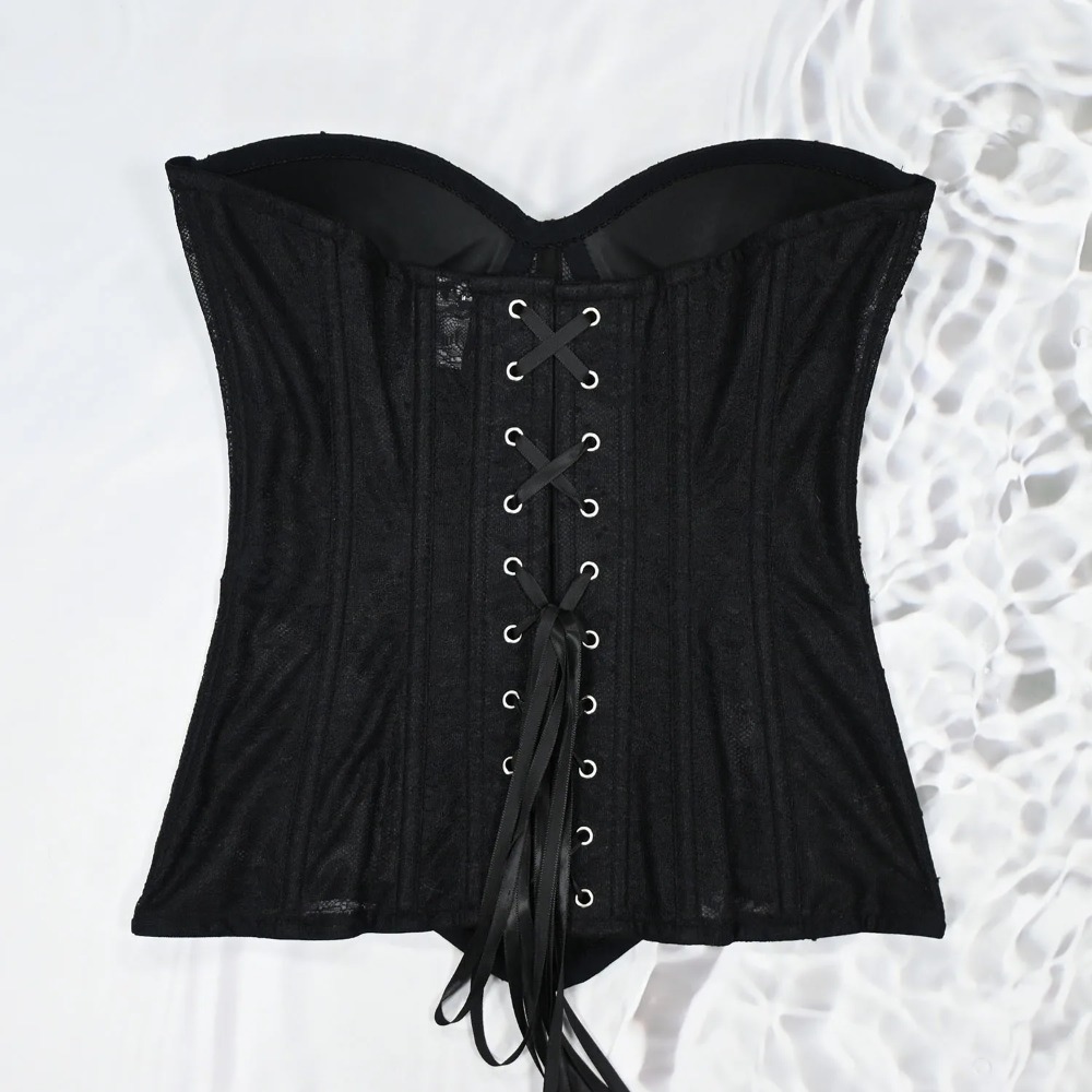 Women Mesh Corset Busiter Over - đánh giá và giá Boning Corset Steel