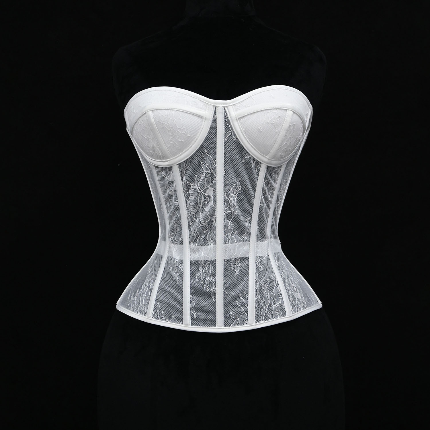 Steel Bone Korset Woman Hollow - đánh giá và giá Boning Corset Steel