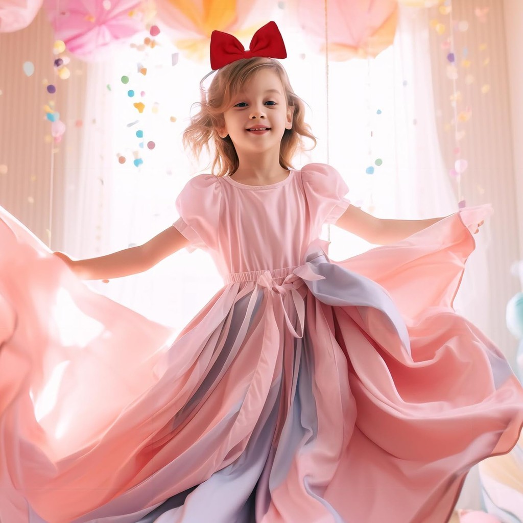 Cute Girls Red Big Bow Headban - đánh giá và giá Cosplay Floating Prop