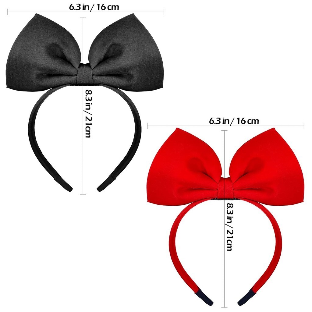 Cute Girls Red Big Bow Headban - đánh giá và giá Cosplay Floating Prop