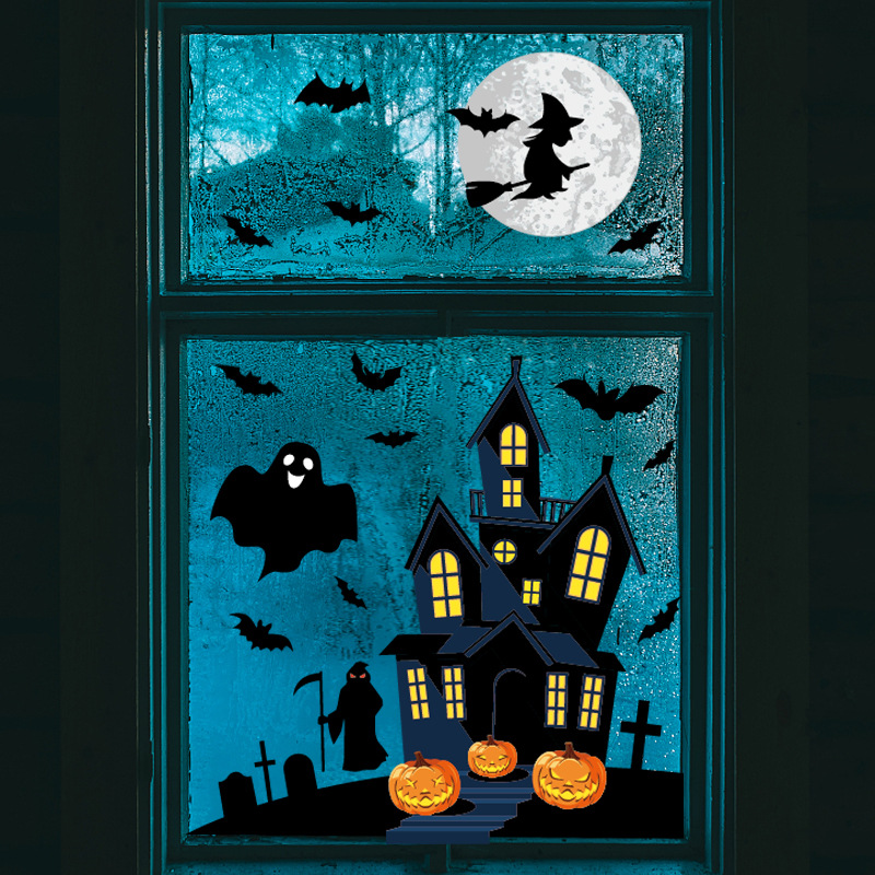 Ghost Bat Witch Window Sticker - đánh giá và giá Cosplay Bat Prop