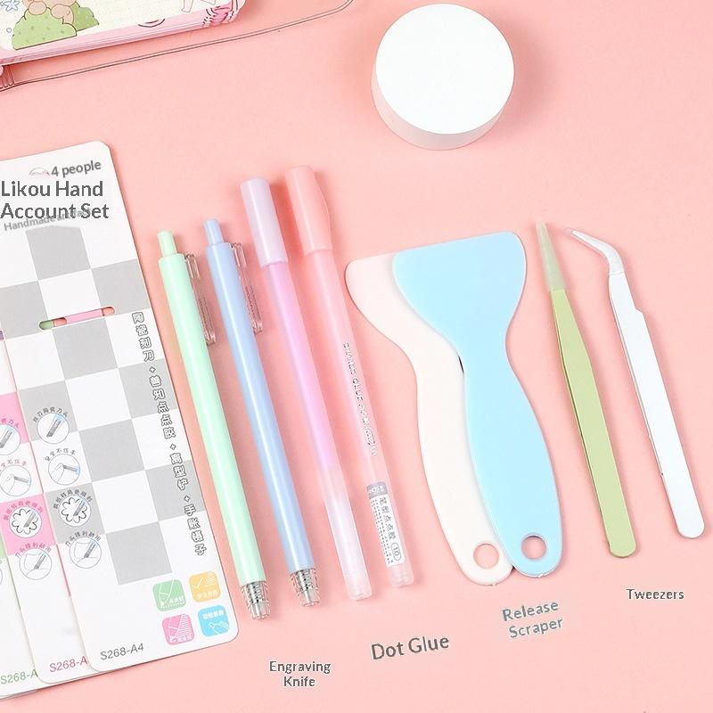 New 4Pcs/set Glue Pen Carving  - đánh giá và giá Craft Knife Set