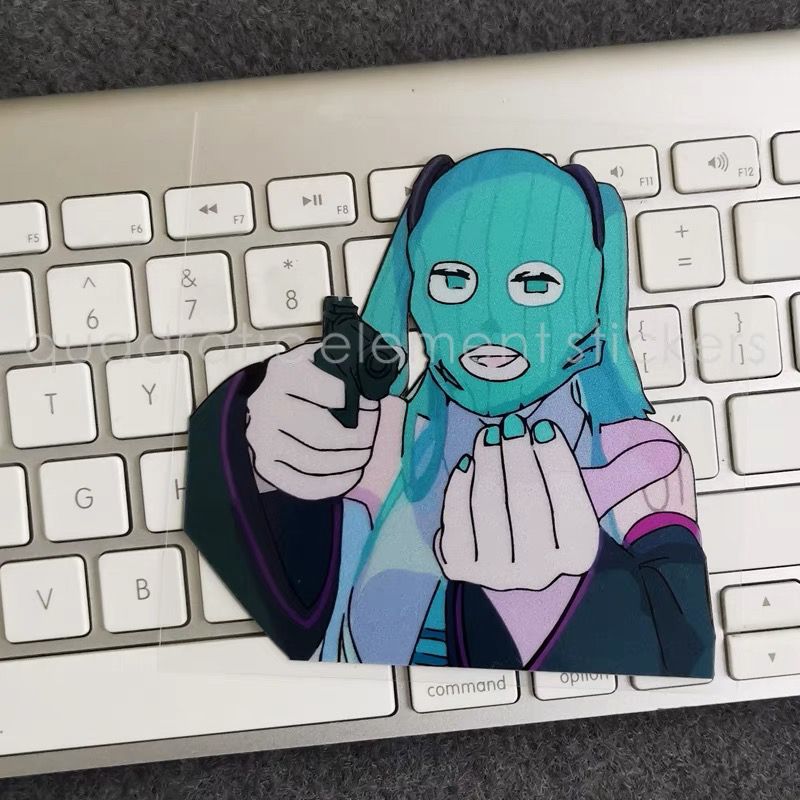 Miku Motorcycle Sticker Water  - đánh giá và giá Cosplay Floating Prop