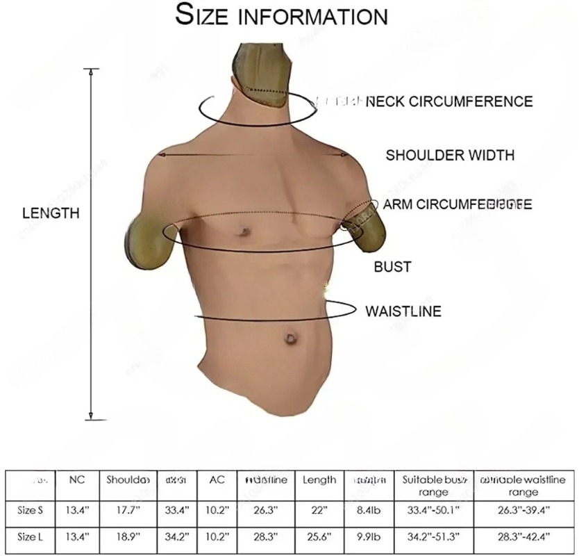 Realistic Fake Muscle Silicone - đánh giá và giá Cosplay Floating Prop