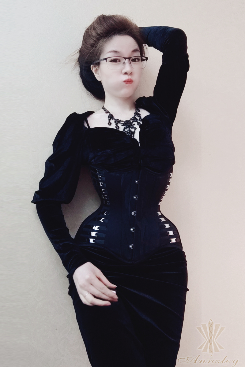 Annzley Mới Đen Mỏng Vuông Kim - đánh giá và giá Boning Corset Steel