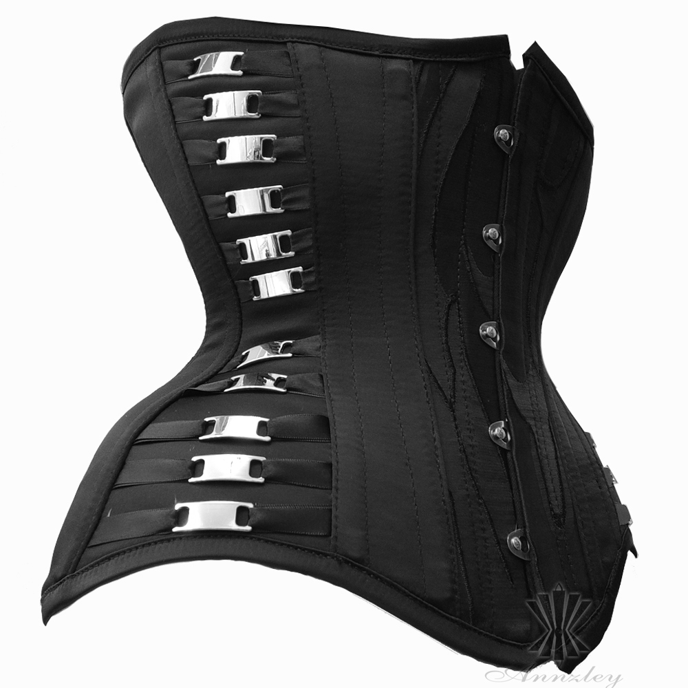 Annzley Mới Đen Mỏng Vuông Kim - đánh giá và giá Boning Corset Steel
