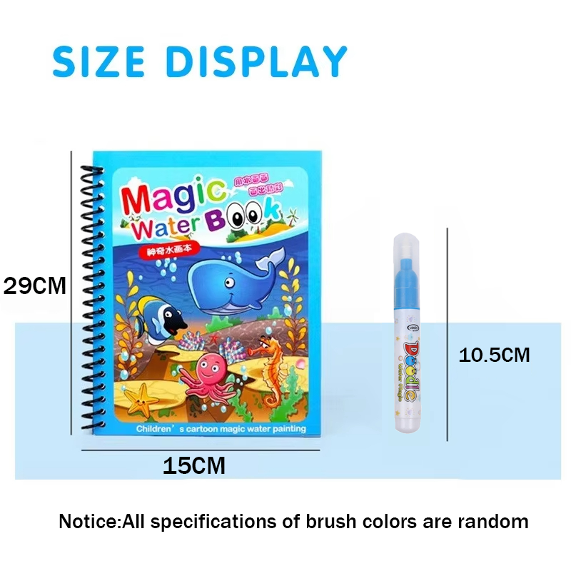 1pc Reusable Water Drawing Boo - đánh giá và giá Cosplay Prop Book