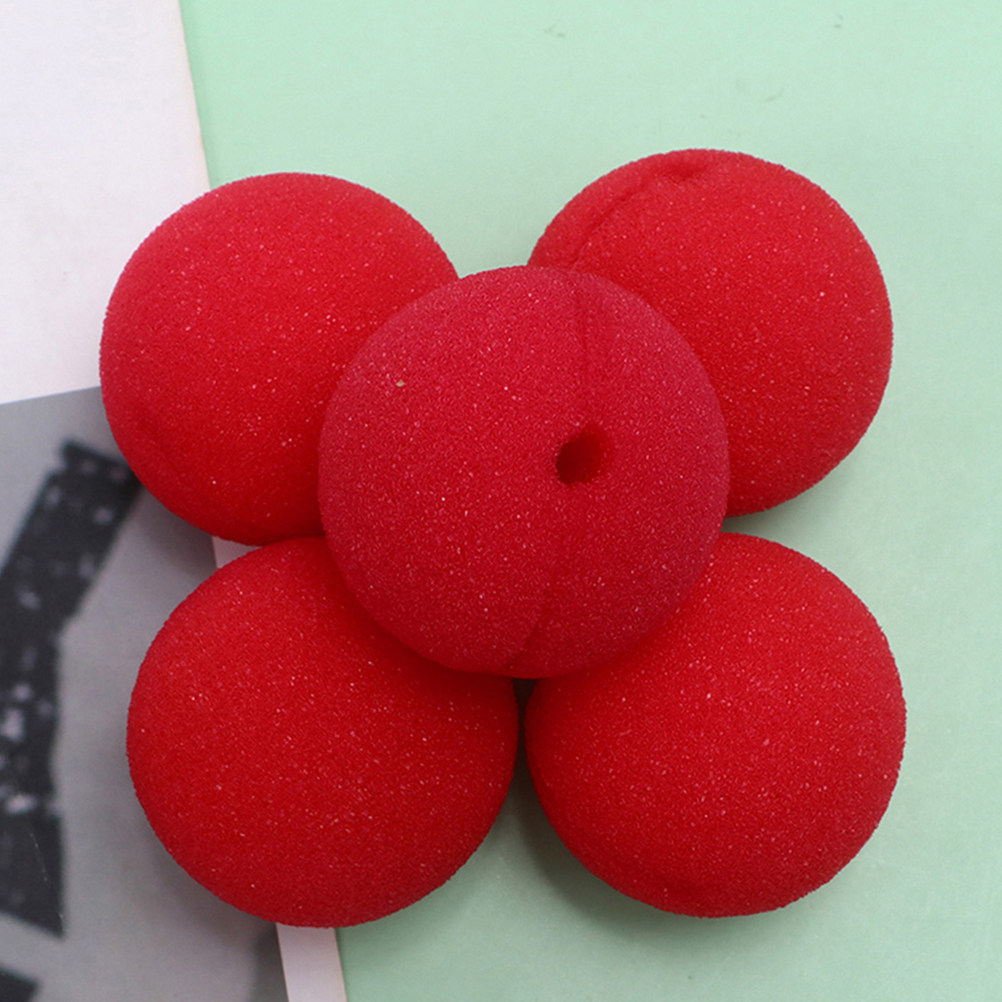 30Pcs Red Foam Clown Nose 5Cm  - đánh giá và giá Cosplay Prop Foam
