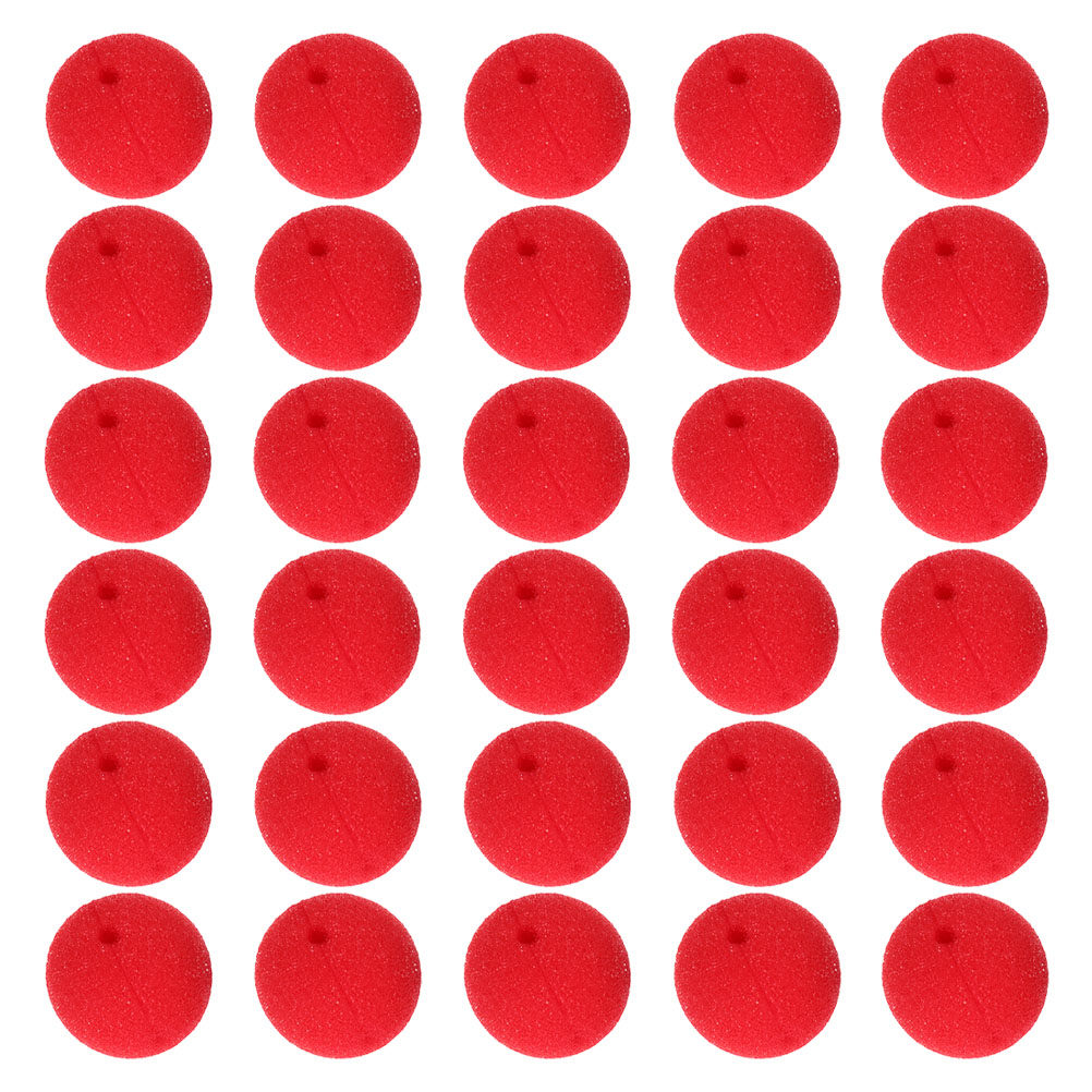 30Pcs Red Foam Clown Nose 5Cm  - đánh giá và giá Cosplay Prop Foam