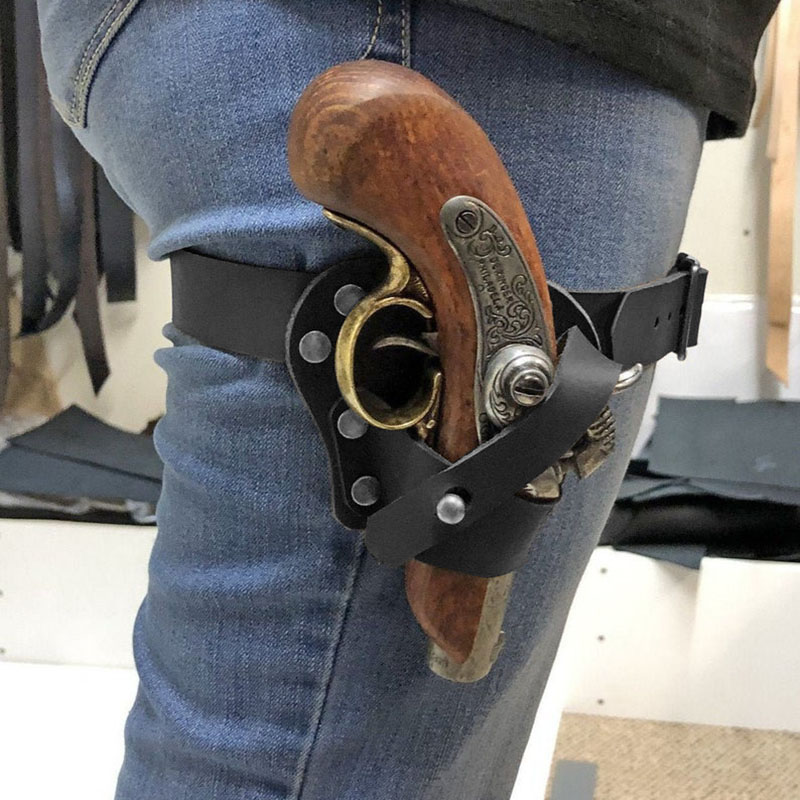 Mini Pistol Derringer Leg Gart - đánh giá và giá Cosplay Prop Pistol