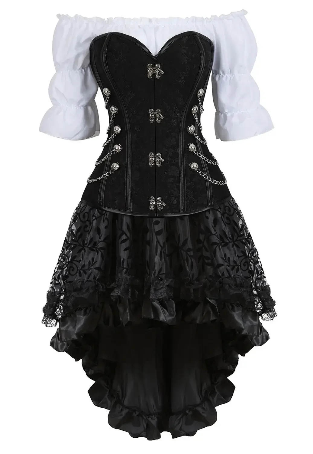 Womens Pirate Corset Leather S - đánh giá và giá Boning Corset Steel