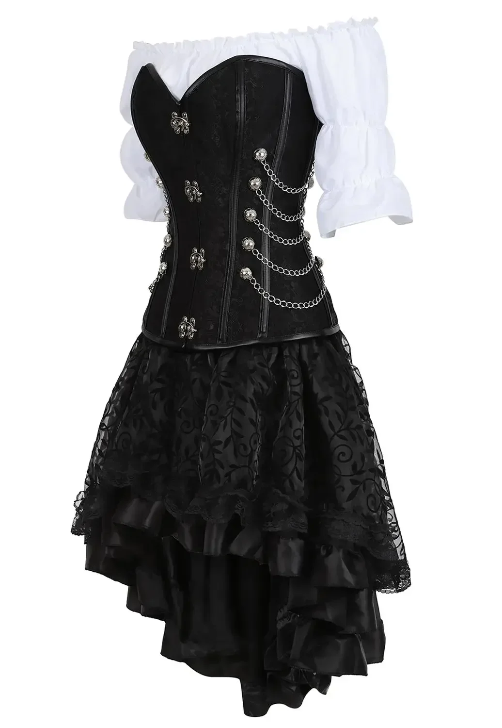 Womens Pirate Corset Leather S - đánh giá và giá Boning Corset Steel