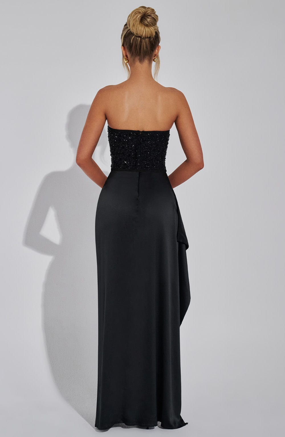Strapless Black Maxi Formal Dr - đánh giá và giá Briar Cosplay Prop