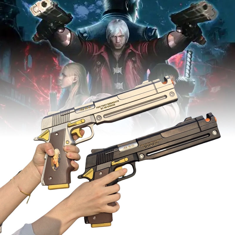 PU Dante Pistol Gun Ebony Ivor - đánh giá và giá Cosplay Prop Pistol