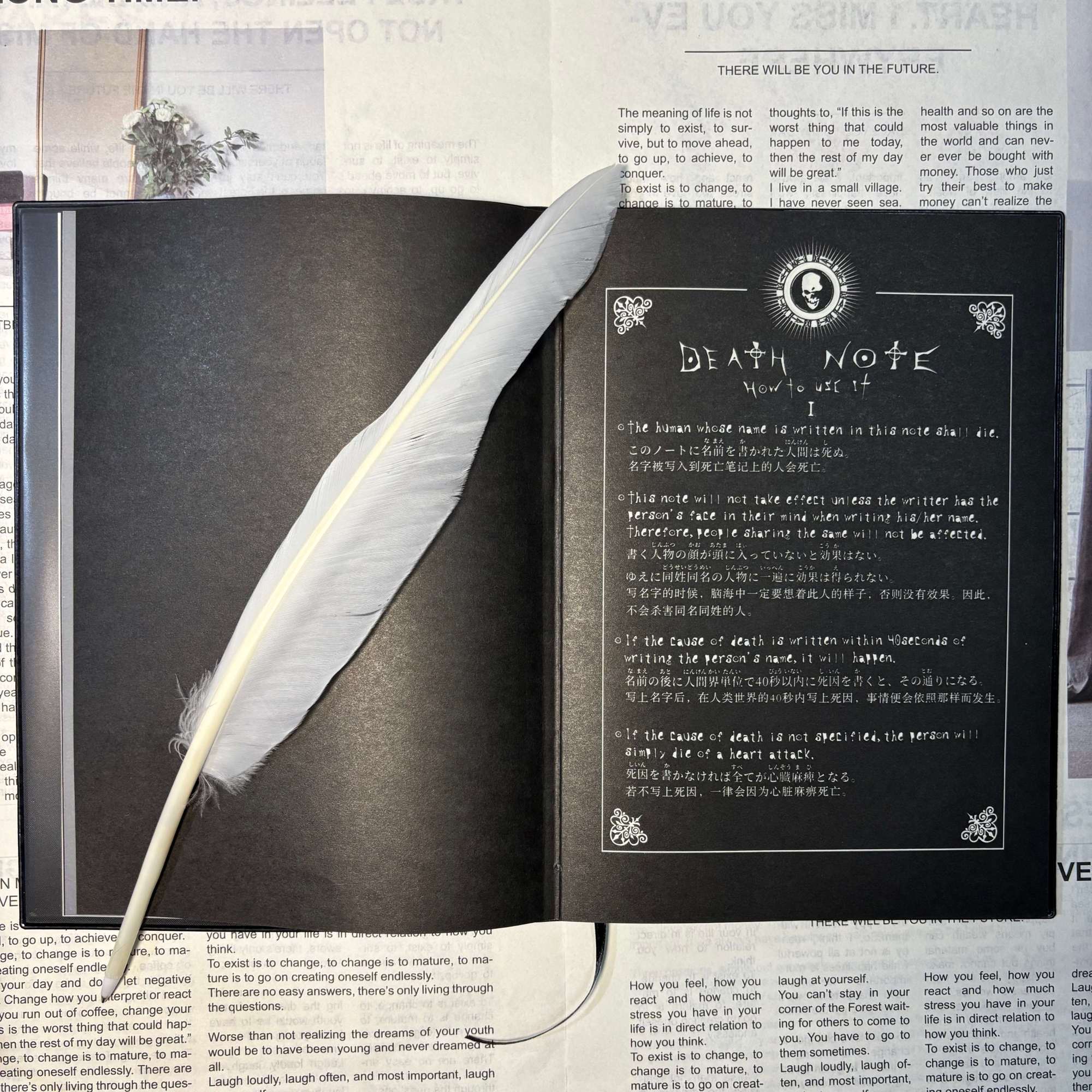 Death Note Peripheral Notebook - đánh giá và giá Cosplay Prop Book