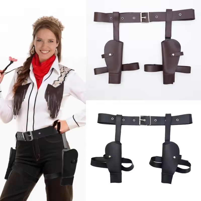 Adult Vintage PU Leather Waist - đánh giá và giá Cosplay Prop Pistol