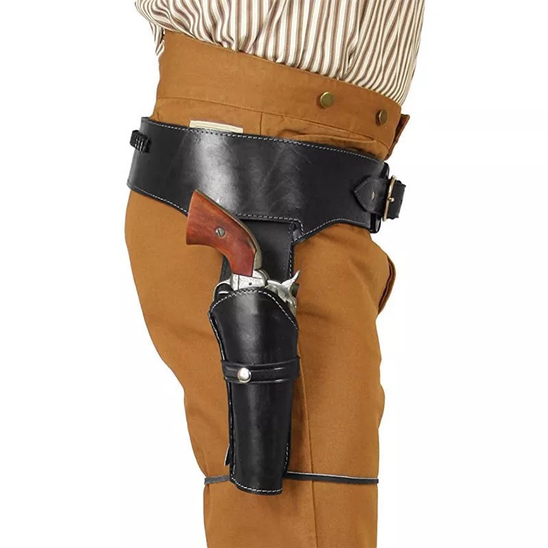 Vintage West Cowboy Thigh Hols - đánh giá và giá Cosplay Prop Pistol