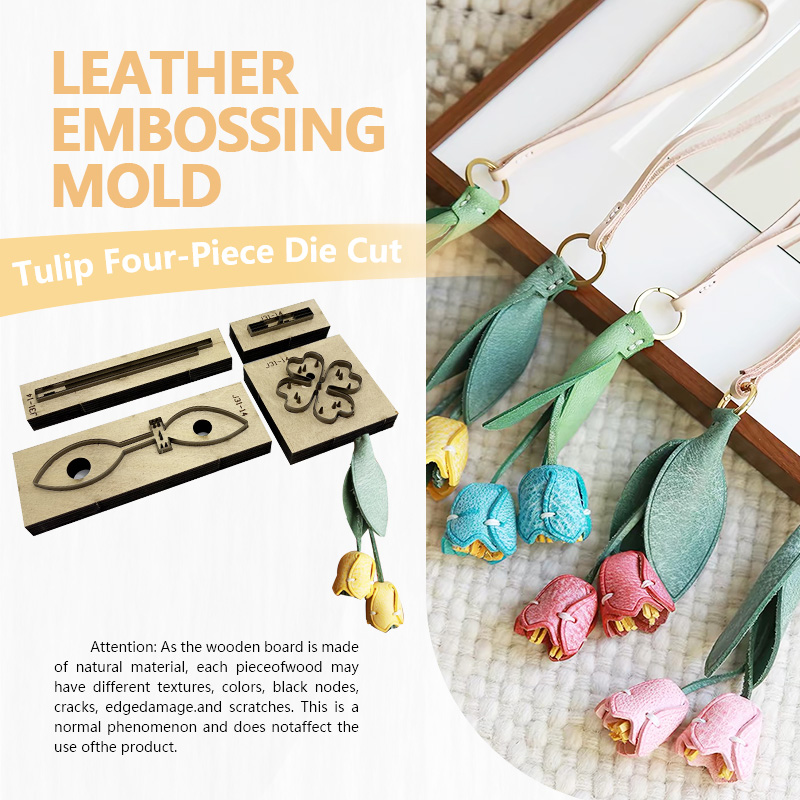 Leather Tulip Four-Piece Set K - đánh giá và giá Craft Knife Set
