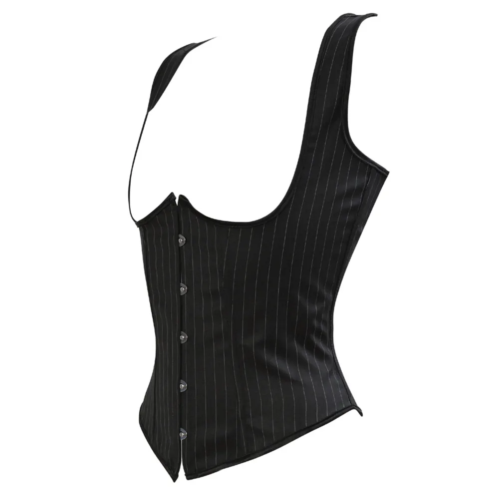 Nữ Gothic Dạ Nỉ Underbust Áo T - đánh giá và giá Boning Corset Steel
